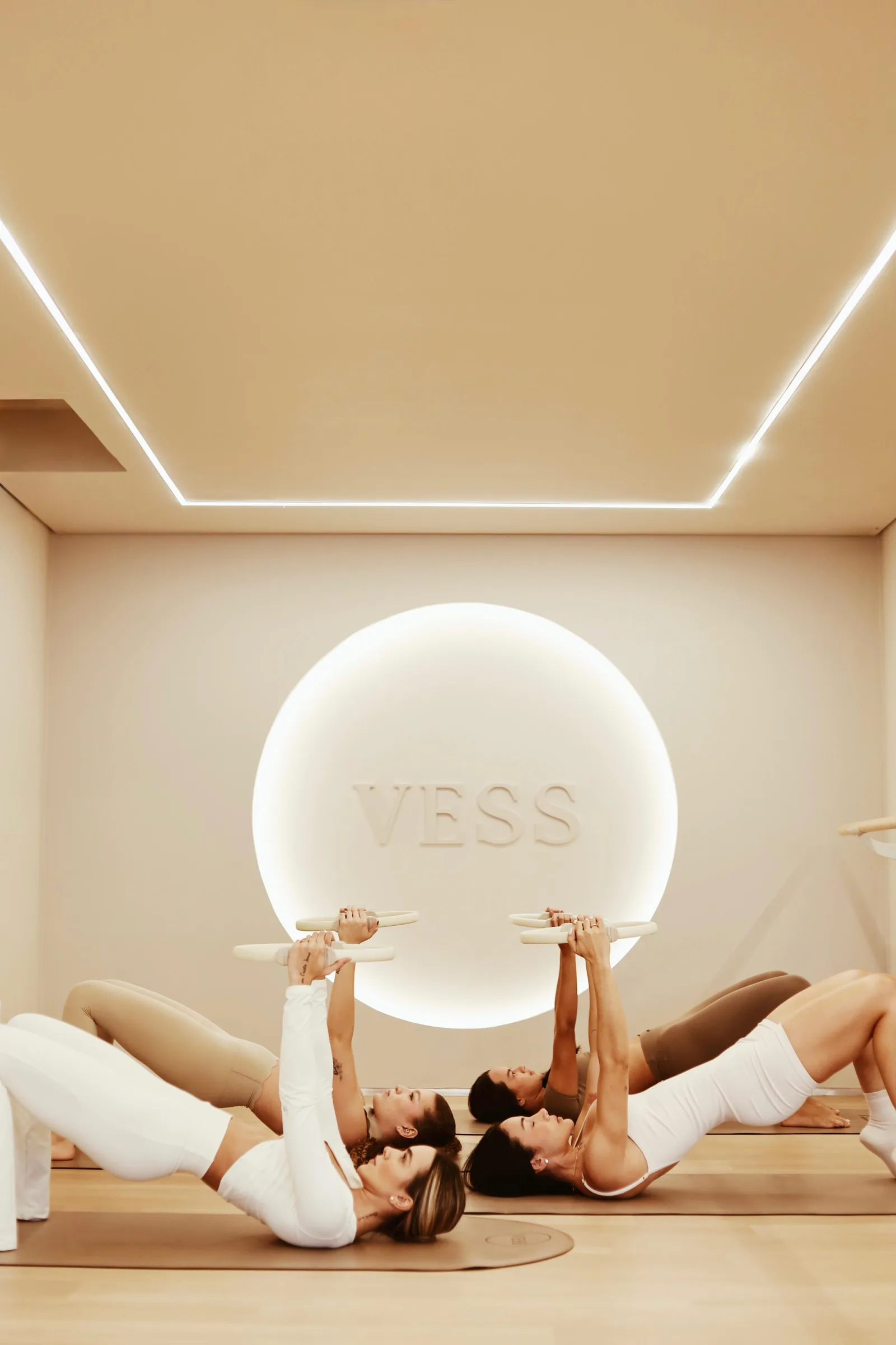 Aula de Power Mat Pilates no VESS
